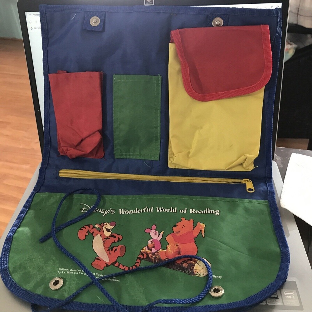 Disney Winnie the Pooh Travel Organizer Multicolor Nylon Folding Storage Bag